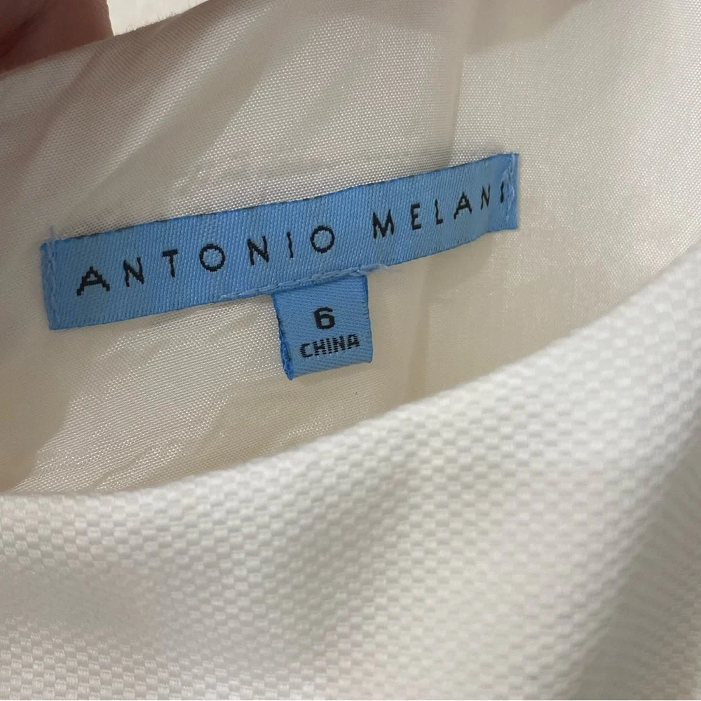 ANTONIO MELANI Yellow‎ Sheath Lace Mini Dress - Picture 6 of 11